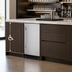Thumbnail image #3 for True Residential 15-Inch ADA Undercounter Full-Size/Dice Clear Ice Machine with 28 lb Storage Bin, Left-Hinged Stainless Solid Door