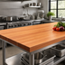 Thumbnail image #3 for Boos Block American Cherry Edge Grain Kitchen Countertop, Varnique Finish, 108 x 48 x 3 Inches