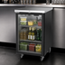 Thumbnail image #3 for Beverage Air 24-Inch Food-Rated Back Bar Cooler, 7.66 Cu. Ft., One Glass Door, Rear-Mounted Self-Contained Refrigeration