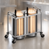 Thumbnail image #3 for Atlas Metal MOPD4H-5-3/4 Heated Mobile Open Frame Plate Dispenser