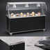 Thumbnail image #3 for Vollrath 2-Series Affordable Portable 60-Inch Solid Top Utility Station with Buffet Breath Guard and Open Storage Base