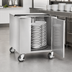 Thumbnail image #4 for Unheated Enclosed Insulated Dish Storage Cart for 12-Inch Plates, 252-Plate Capacity, Stainless Steel
