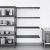 Thumbnail image #3 for Eagle Group Valu-Master 4-Tier Add-On Wire Shelving Unit, 42W x 18D x 74H, Pewter Gray Epoxy