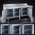 Thumbnail image #3 for La Rosa 80-Inch Three-Section Work Top Freezer Base with Doors