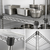 Thumbnail image #3 for Eagle Group QuadTruss Quad-Adjust Wire Shelf, 36 x 18 Inches, 800 lb. Capacity, Stainless Steel Finish