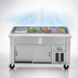 Thumbnail image #3 for DineXpress DXP3CB 3-Pan Cool Breeze Cold Food Serving Counter, 46 Inches Long