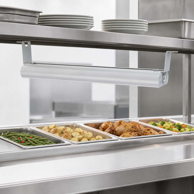Product image #3 for Vollrath 66-Inch Low Profile Unlighted Strip Heat Lamp, Aluminum Housing, 208V
