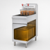 Thumbnail image #3 for KoolMore 40 lb Floor Standing Liquid Propane Commercial Deep Fryer, 90,000 BTU, 2 Baskets