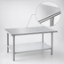Thumbnail image #3 for Advance Tabco MG-247 84 x 24 Inch 16 Gauge 304 Stainless Steel Work Table with Galvanized Undershelf