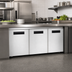 Thumbnail image #3 for Hoshizaki Steelheart UR72B-LP Three-Door Low Profile Undercounter Reach-In Refrigerator, 72-Inch Wide, Stainless Steel