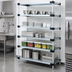 Thumbnail image #3 for Quantum Stationary Solid Shelving Starter Kit, 30 x 18 x 86 Inches, 5 Shelves