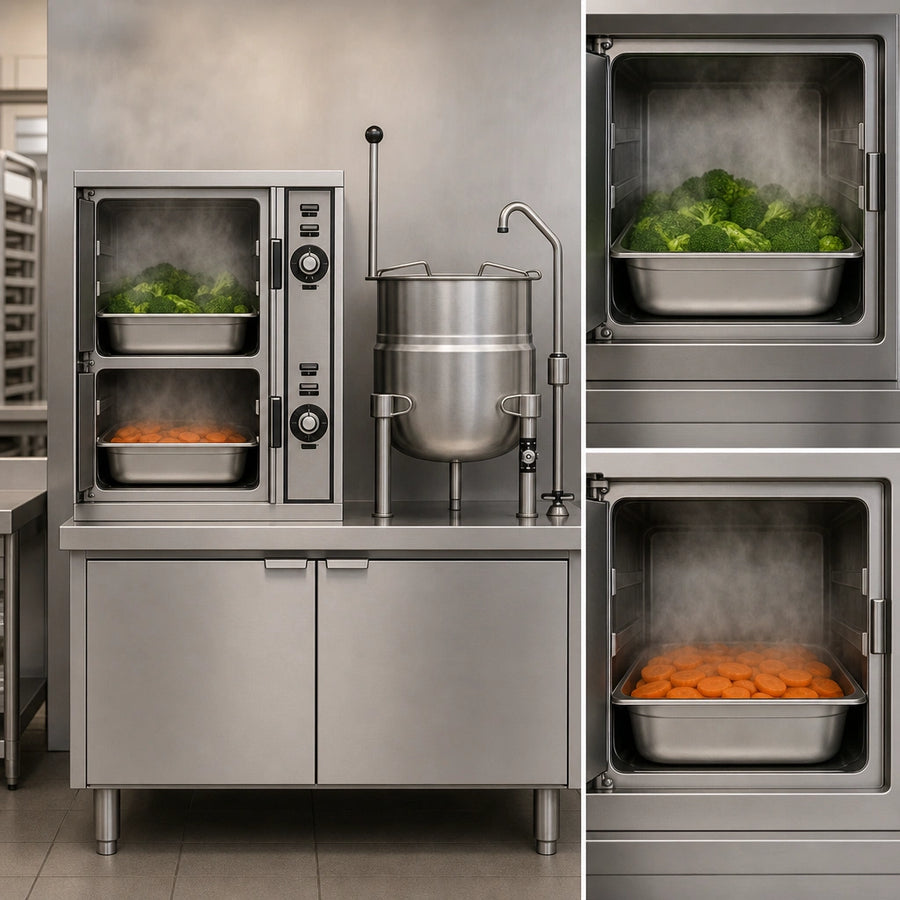 Two Compartment Steamer