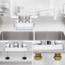 Thumbnail image #3 for T&S Brass B-1113 4-Inch Centers Deck-Mount Workboard Faucet with 12-Inch Swing Nozzle