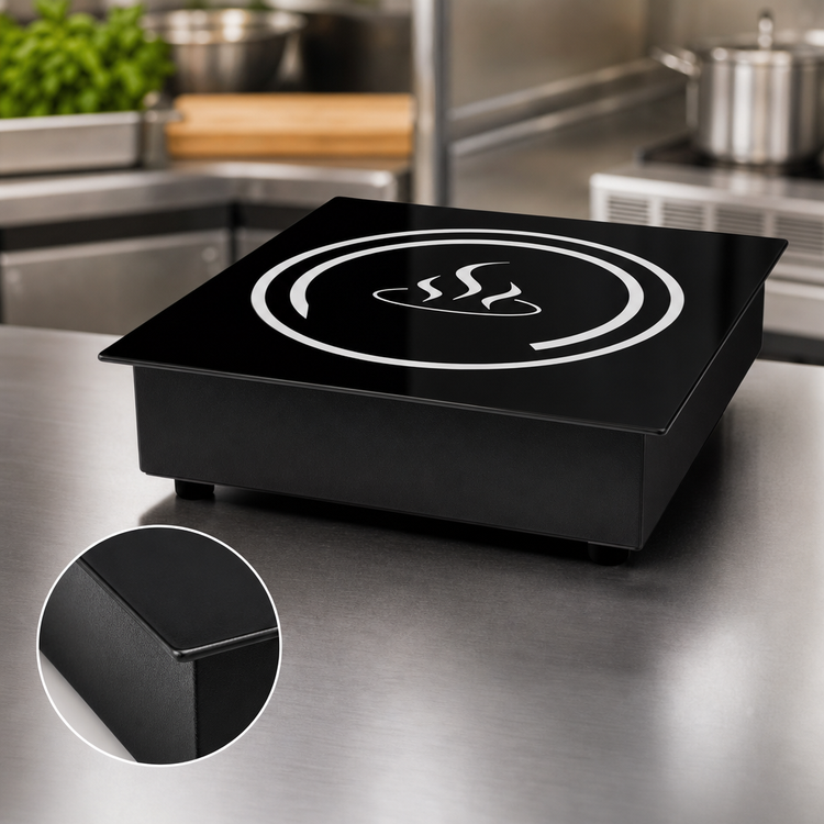 Product image #3 for Winco Spectrum™ Commercial Drop-In Induction Cooker, 1-Burner, 1800W, 120V