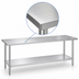 Thumbnail image #3 for Duke 120-Inch x 30-Inch Stainless Steel Work Table with Undershelf