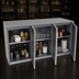 Thumbnail image #3 for Glastender Three-Section Back Bar Dry Storage Cabinet, 60-Inch Wide, Non-Refrigerated, Stationary