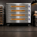 Thumbnail image #4 for Marra Forni ELST73-44/4 4-Deck Electric Deck Oven with 73 x 44" Refractory Stone Surface, Programmable Touchscreen, Stainless Steel Front