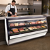 Thumbnail image #3 for Howard-McCray 52-1/2 Inch Single-Duty Full-Service Deli Meat & Cheese Case with Straight Glass, Self-Contained Refrigeration, and LED Lighting