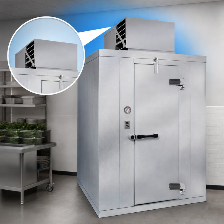Product image #3 for Kolpak Polar-Pak Indoor Walk-In Freezer with Floor and Top-Mounted Self-Contained Refrigeration