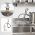 Thumbnail image #3 for T&S Brass B-0300-102A Deck-Mounted Double Pantry Base Faucet with 68-Inch Hose and Hook Nozzle