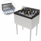 Thumbnail image #3 for Perlick Corporation Tobin Ellis Signature TSC42IC10 42-Inch Modular Stainless Steel Ice Chest with 10-Circuit Cold Plate, 92-Lb Capacity