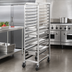 Thumbnail image #3 for Channel Manufacturing Mobile Stainless Steel End-Load 12 x 20 Steam Table Pan Rack, 19-Pan Capacity