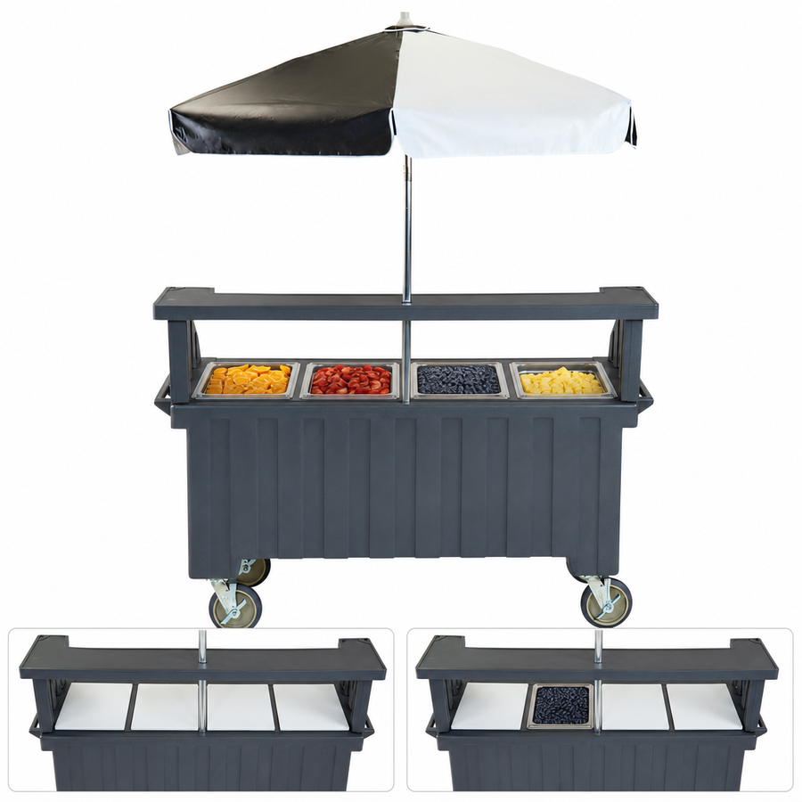 Four Full-Size Countertop Wells
