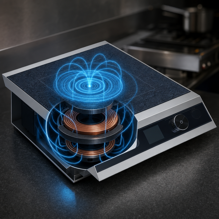 Product image #3 for Hatco Rapide Cuisine Countertop Single Burner High-Powered/Heavy-Duty Induction Range