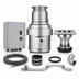 Thumbnail image #3 for InSinkErator SS-500 5 HP Stainless Steel Trough Mount Food Waste Disposer Package with CC-202 Control Center