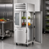 Thumbnail image #3 for True SPEC SERIES One-Section Pass-Thru Reach-In Refrigerator with Half Glass and Half Stainless Steel Front Doors and Stainless Rear Door