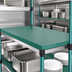Thumbnail image #3 for QuadPlus 54 Inch x 18 Inch Solid Polymer Shelf Mat with MICROGARD Antimicrobial Protection