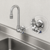 Thumbnail image #3 for T&S Brass Single Pantry Wall-Mount Faucet with Swivel Gooseneck and 4-Arm Handle