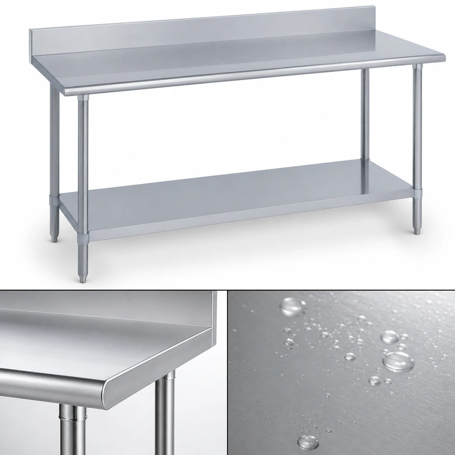 16-Gauge 300-Series Stainless Steel Top