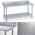 Thumbnail image #3 for Duke Deluxe 72 x 24-Inch 16-Gauge Stainless Steel Work Table with 5-Inch Riser and Galvanized Undershelf