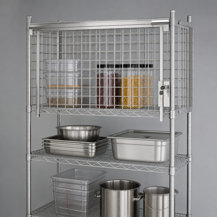 Product image #3 for EagleGard 48 Inch W x 21 Inch D Flip-Up Door Security Enclosure Kit