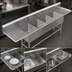 Thumbnail image #3 for John Boos Pro-Bowl 4-Compartment Sink with Dual 18-Inch Drainboards, 16 x 20 x 14-Inch Bowls, 14-Gauge Stainless Steel