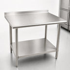 Thumbnail image #3 for Eagle Group BlendPort® BPT-3060FL 60-Inch x 30-Inch Stainless Steel Work Table with Undershelf and 1-1/2-Inch Rear Upturn