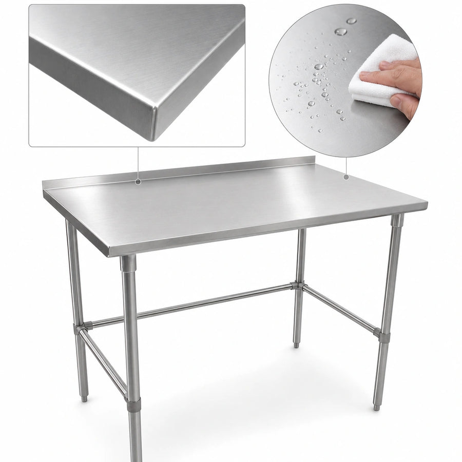 16-Gauge Stainless Steel Top