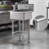 Thumbnail image #3 for Advance Tabco 23-Inch Wide One-Station Floor-Mounted Service Sink with Included Gooseneck Faucet