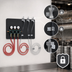 Thumbnail image #3 for Krowne Tamper-Proof Wall Bracket Beer Regulator with Tail Pieces for 3 Beer Lines
