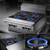 Thumbnail image #3 for Garland Cuisine Series Heavy Duty 24-Inch Gas Add-A-Unit Range, Modular Top, 4 Open Burners