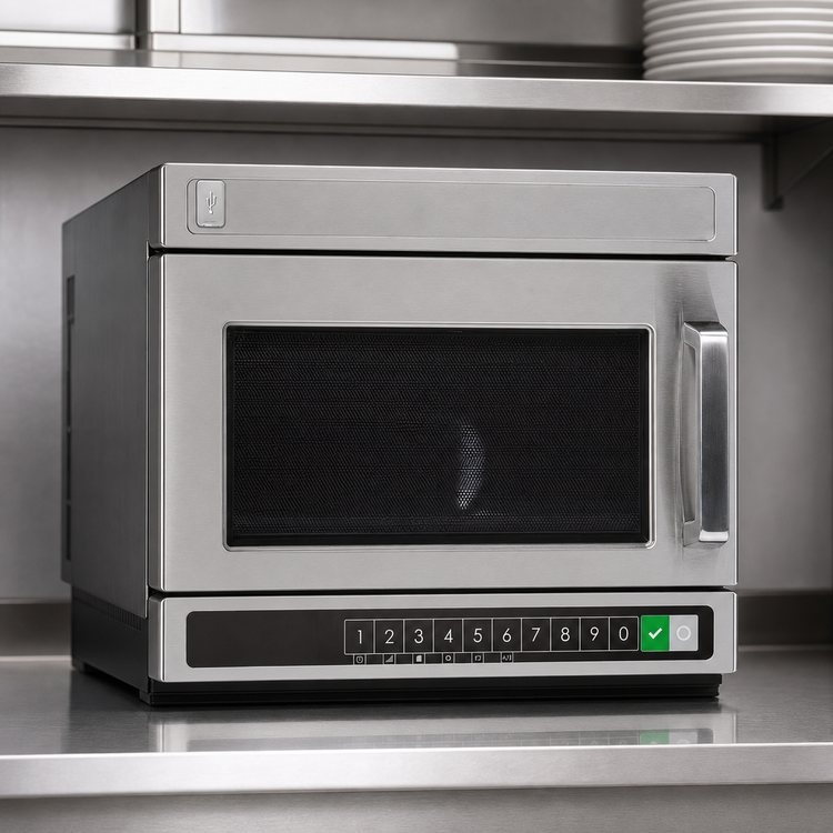Product image #3 for Amana Commercial HDC21Y2 Heavy Volume Countertop Microwave Oven, 2100 Watt, Lower Controls, 0.6 Cu. Ft.