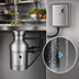 Thumbnail image #3 for InSinkErator SS-100 Complete Food Waste Disposer Package with AquaSaver AS-101 Control Center, 1 HP, Trough Mount