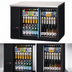 Thumbnail image #3 for Everest Refrigeration 49-Inch Two-Section Back Bar Refrigerator with Glass Sliding Doors, 13 Cu. Ft.