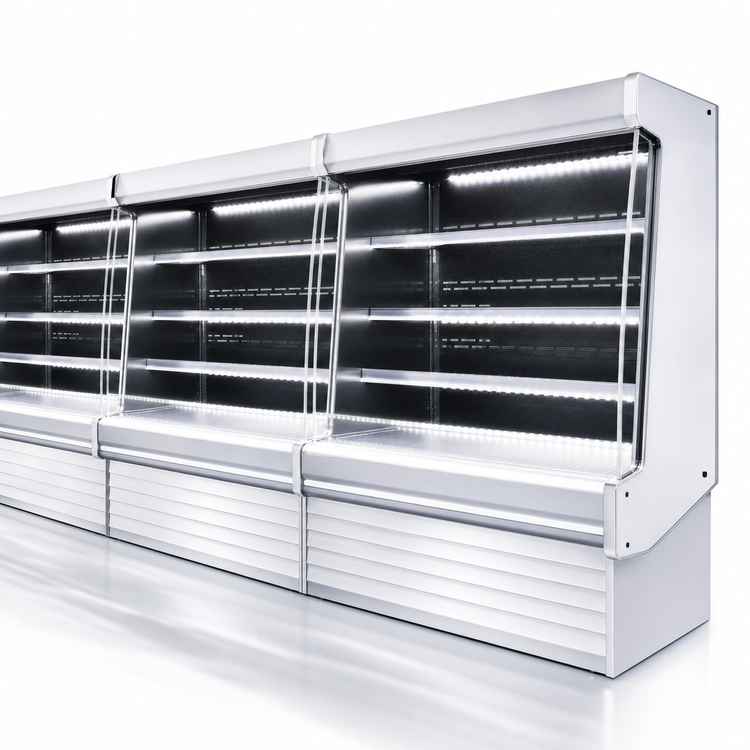 Product image #3 for Howard-McCray 35E Series 99-Inch Dairy Open Merchandiser, Remote Refrigeration, LED Shelves