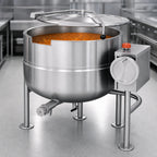 Thumbnail image #3 for Cleveland Range KDL125T 125-Gallon Direct Steam Tilting Kettle, 2/3 Steam Jacket, 316 Stainless Steel Liner