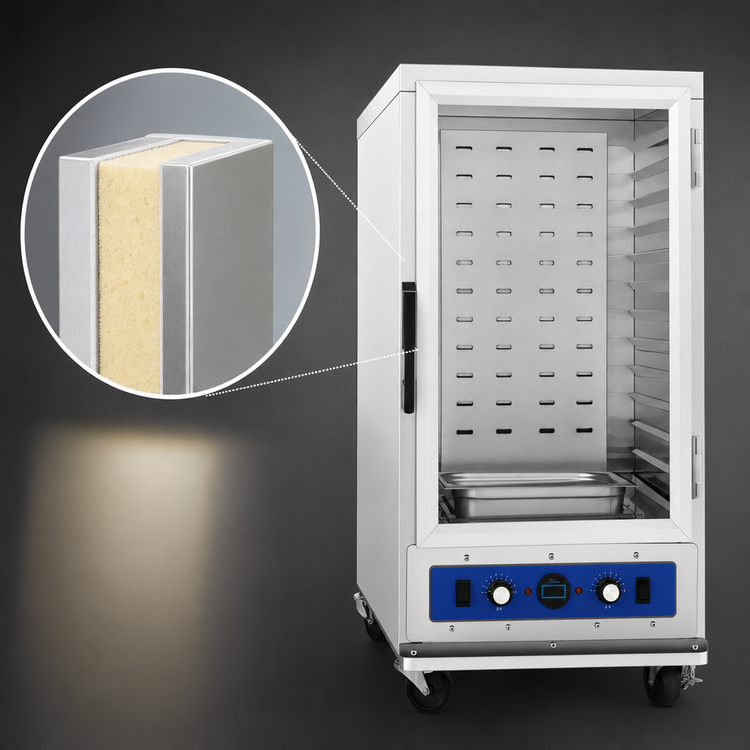 Product image #3 for Atosa CookRite Insulated Electric Warming & Holding Cabinet, 21-1/2-Inch Wide, 12-Pan Capacity
