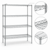 Thumbnail image #3 for Eagle Redi-Pak 5-Tier Wire Shelving Unit, 48W x 18D x 63H, Zinc Finish