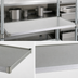 Thumbnail image #3 for Eagle Group 18-Gauge Solid Galvanized Commercial Shelf with Marine Edge, 36 x 18 Inches