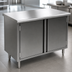Thumbnail image #3 for Eagle Spec-Master 96-Inch Enclosed Work Table with Hinged Doors and Stainless Steel Flat Top